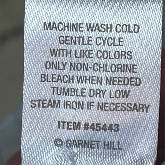 Garnet Hill Gray Check Top Size 8 Organic Pima Button Up Work Casual Sustainable - Picture 5 of 13